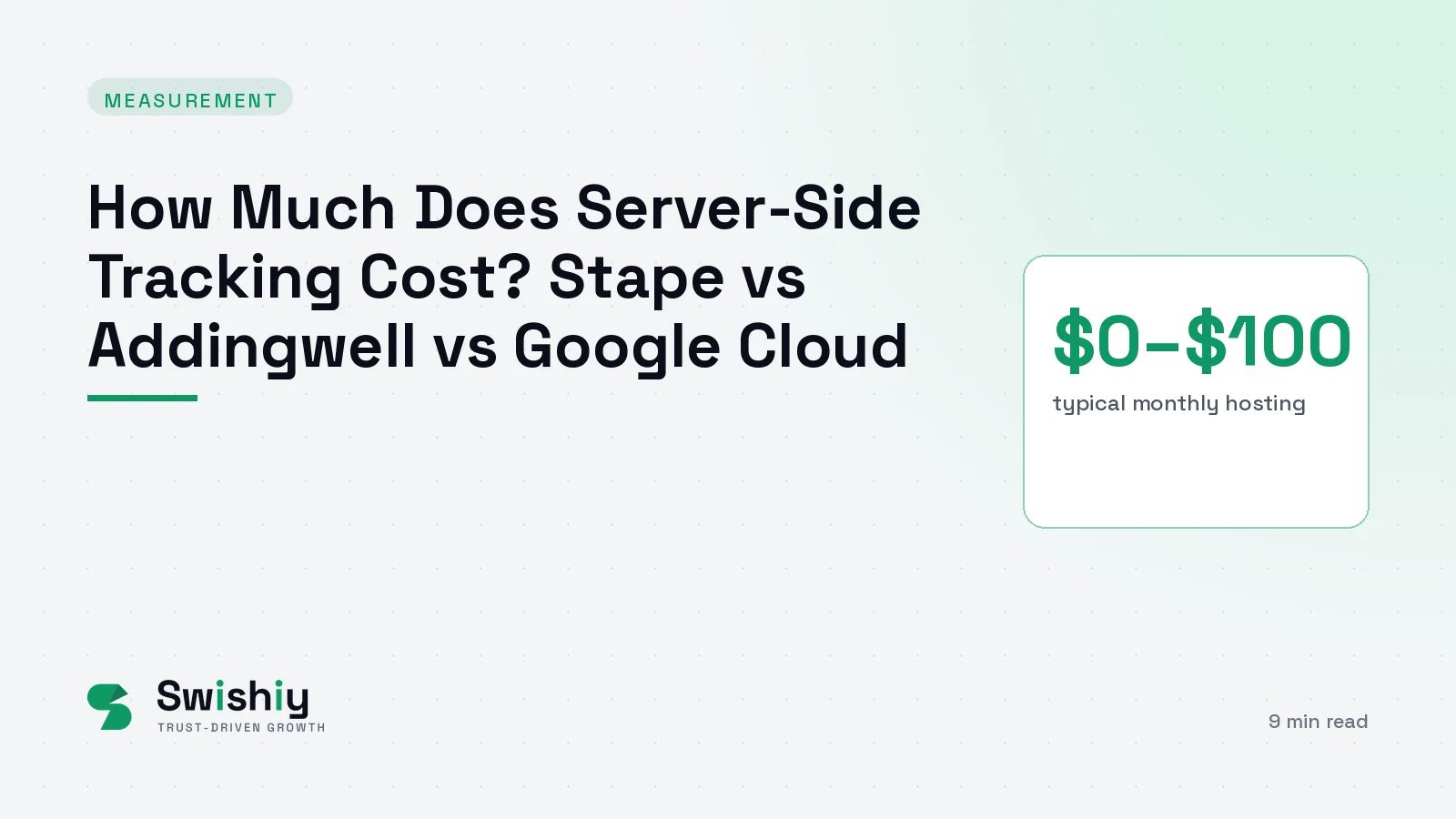Bar chart of monthly server-side tracking requests for three real stores against Stape, Addingwell and Google Cloud plan limits